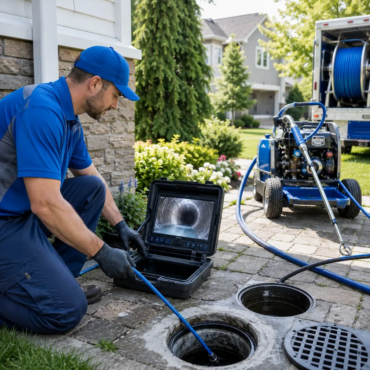 Outdoor drain cleaning professionals serving Ottine, TX